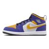 Air Jordan 1 Mid PS Lakers Kinder-Sneaker Lila Dark-Concord Weiß DQ8424-517