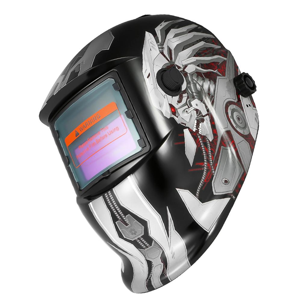 Casco da Saldatura Professionale Auto-oscurante Alimentato a Energia Solare Saldatore TIG MIG Casco per Smerigliatura