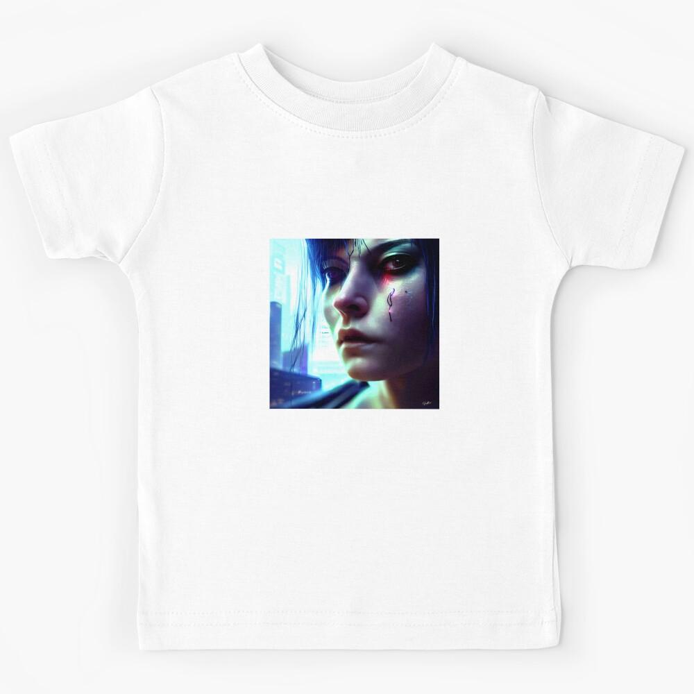 FUTURE CITY DRAWING #003 (FRAMED) Kids T-Shirt 130