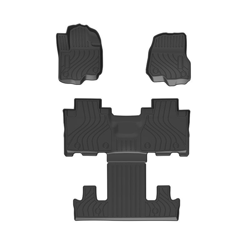 Odorless TPE Floor Mats for 2023 Ford Expedition Max 4WD LHD, Eco-Friendly