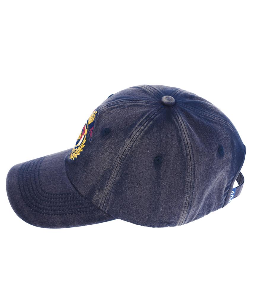 Nonpaundeu Washed Crest Ball Cap [Washed Navy]