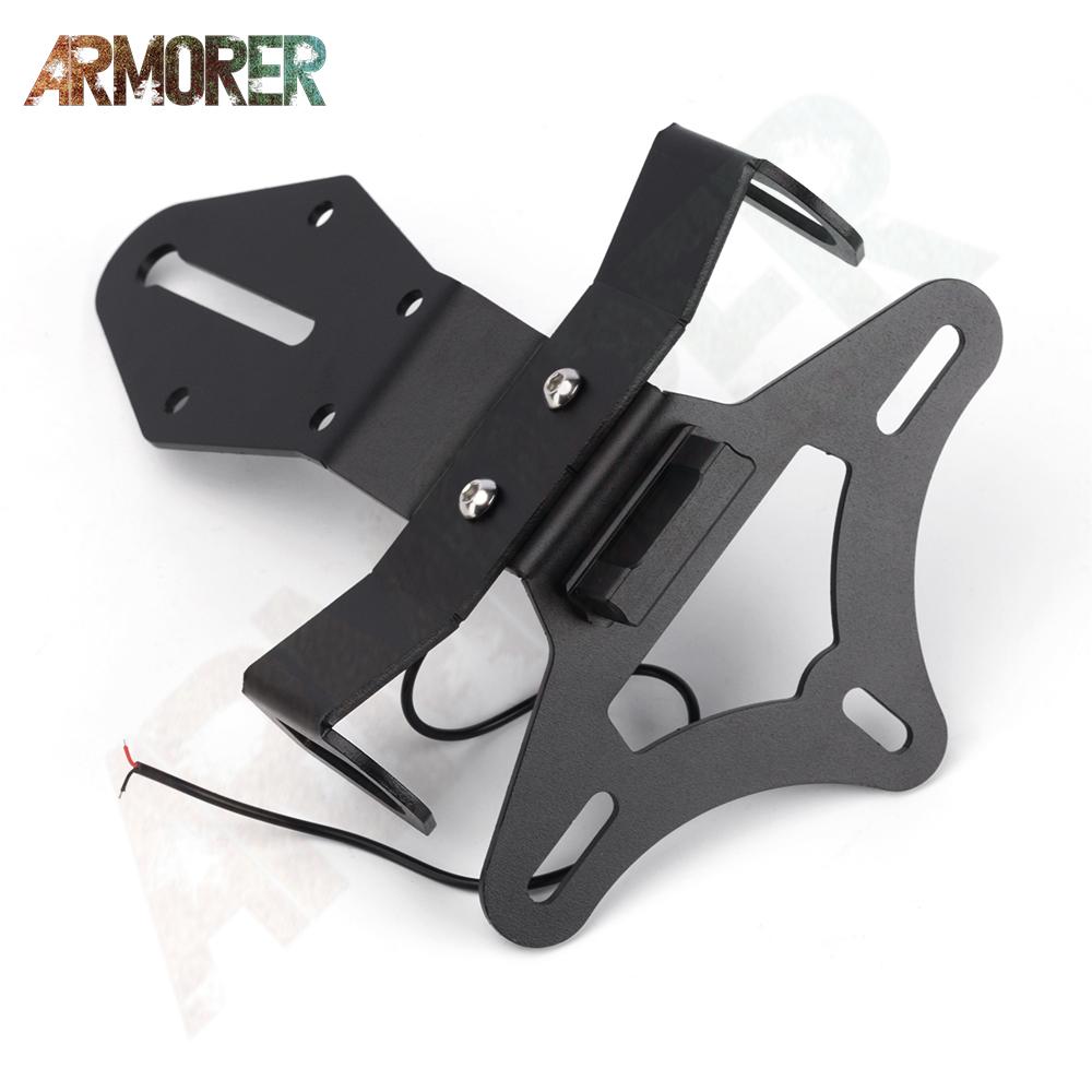 

Аксессуары для мотоциклов для KAWASAKI ZX 10R ZX10R ZX10 R ZX-10R 2016-2022, кронштейн, держатель номерного знака, номер рамки NO LOGO