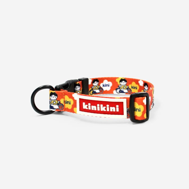 KINIKINI RIDING DODO COLLAR-ORANGE (collar)