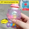 1 Set Lustiges Bär Quetschspielzeug Weiches TPR Cartoon Wasserbefüllbarer Bär Knetspielzeug Kreative Stressbewältigung Sensorische Fidget Spielzeuge Kinder Erwachsene Dekompression