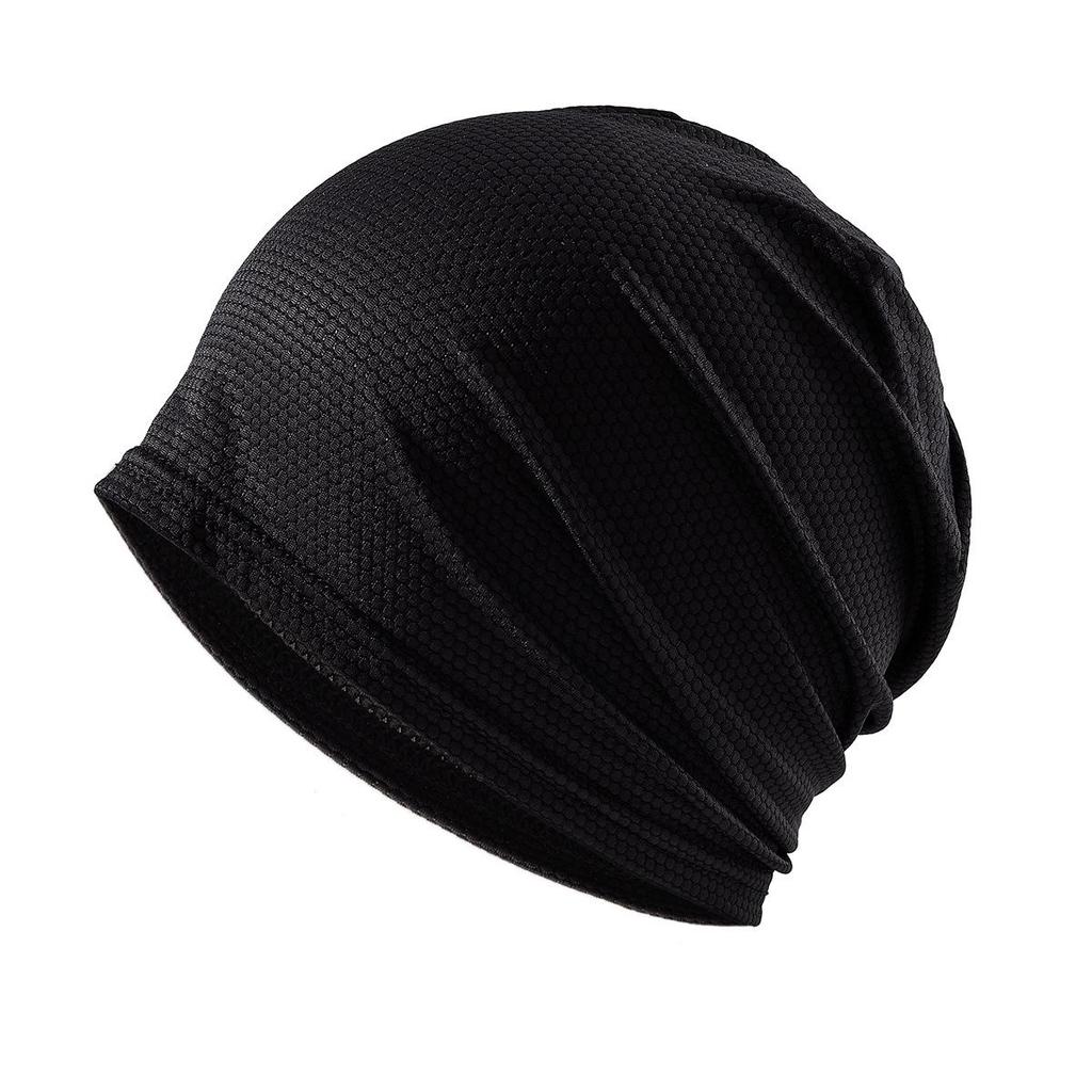 Men's Quick-Dry Ice Silk Pullover Hat - Summer Outdoor Running Breathable Head Wrap
