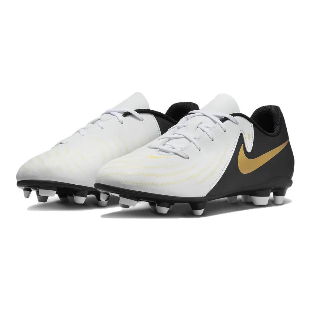 Nike Phantom GX 2 Club MG GS Mad Ready Pack Kids Sneakers White Metallic-Gold-Coin Black FJ2600-100