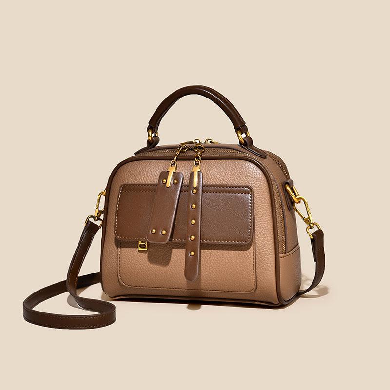 New High-end Crossbody Bag, Fashionable Contrasting Color Women's Handbag, Large Capacity Versatile Shoulder Bag