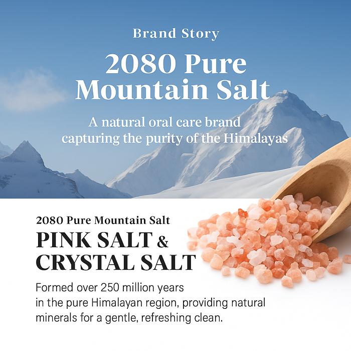 2080 Pure Salt Toothpaste - Pink Mint Scent