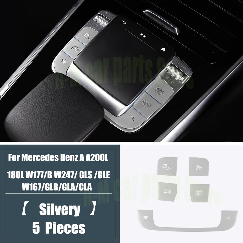 Auto Styling für Mercedes Benz A Klasse W177 GLE W167 GLB Innen Auto Start Stop Motor Push-Schalter Tasten Abdeckung aufkleber