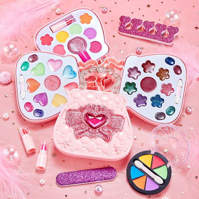 Kids' Makeup Set for Ages 3-6: Genuine Girls' Playhouse Toy with Lipstick 012/013
