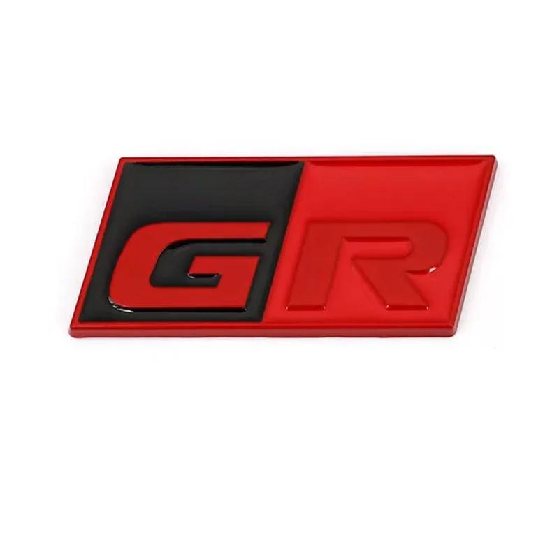 

3D Металлический Логотип GR Sport Значок-Эмблема на Решетку Переднего Капота Автомобиля Наклейка на Крыло Автомобиля для Toyota HV YARiS RZ RC RS Prius