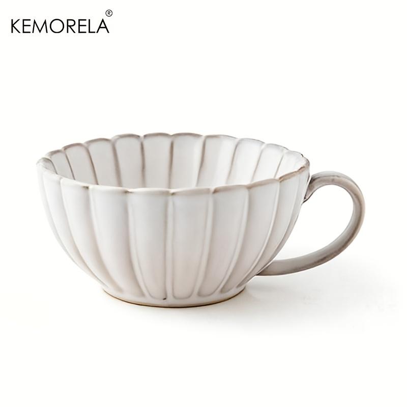 1PCS Single Cup/Cup Saucer Floral Ceramic Coffee Cup Set And Saucer Snack Plate And Ceramic Mug for Breakfast And Afternoon Tea 250ML