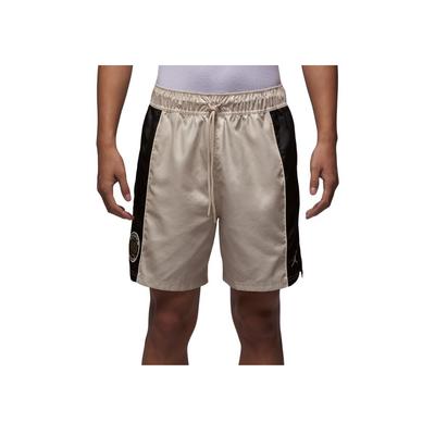 Sportlich Lässig Schnürung Fünf-Punkt-Shorts Herrenshorts Haferflocken Grau-Schwarz HV8736140