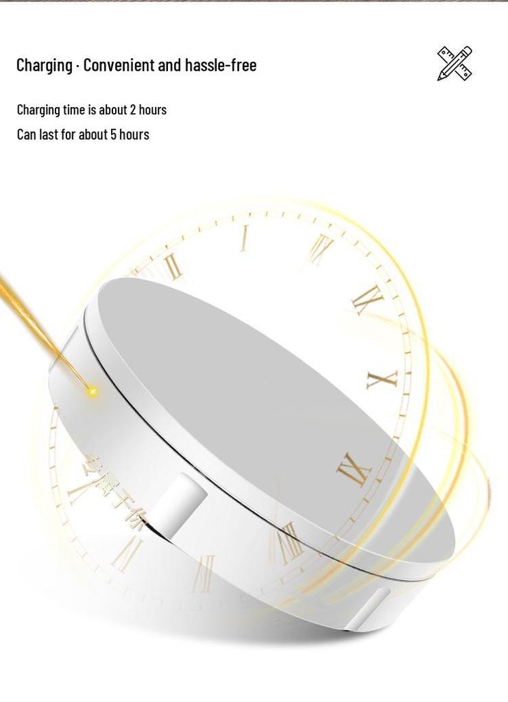 30cm USB Rechargeable Rotating Turntable Display Stand for Jewelry and Clothing Mannequins - Large Capacity, New Model