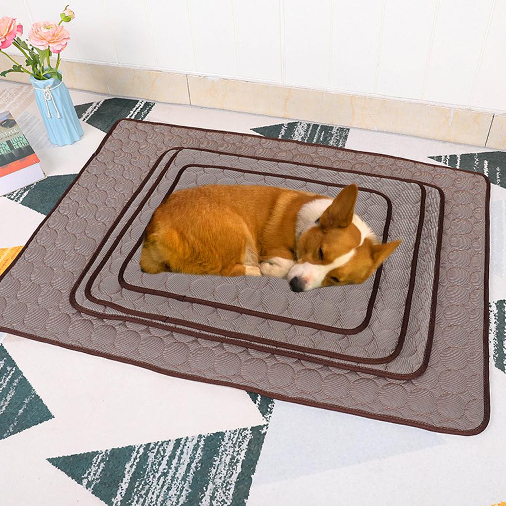 Pet Ice Mats Summer Cat Dog Sofa Nest Bed Cooling Sleeping Pad For Small Dogs Pets Durable Sofa Cooling Pad Blanket