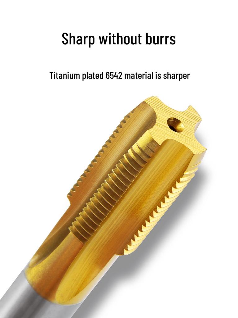 Stainless Steel Fine Tooth Tapping Drill Bit Set: M5, M6, M8x1, M10, M12x1.25, M16, M20