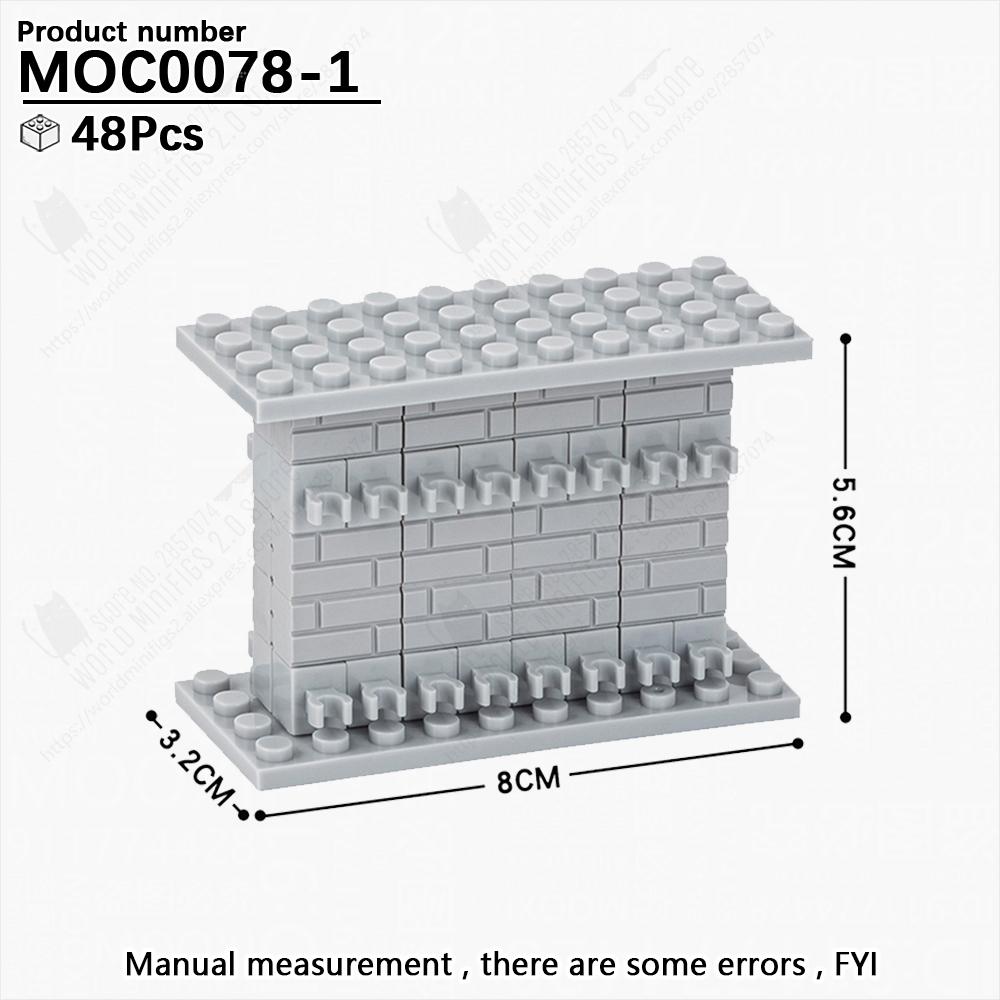 MOOXI WW2 Military Series Weapon Rack Guns Collection Model MOC Bricks DIY Assembled Building Blocks Toys For Boy Birthday Gifts