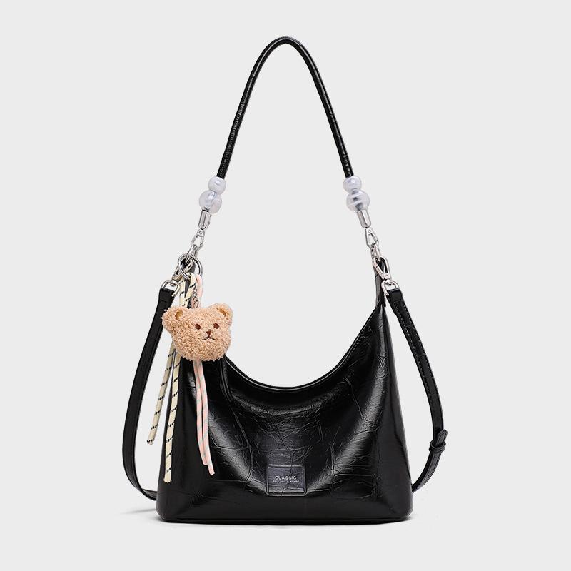 Bag Women'S Bag One Shoulder Messenger Bag High Sense Fashion Versatile Simple Commuter Armpit Bag