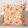 Cushion Cover Soft-touching Wide Application Portable Modern Floral Print Pillow Case Home Decor