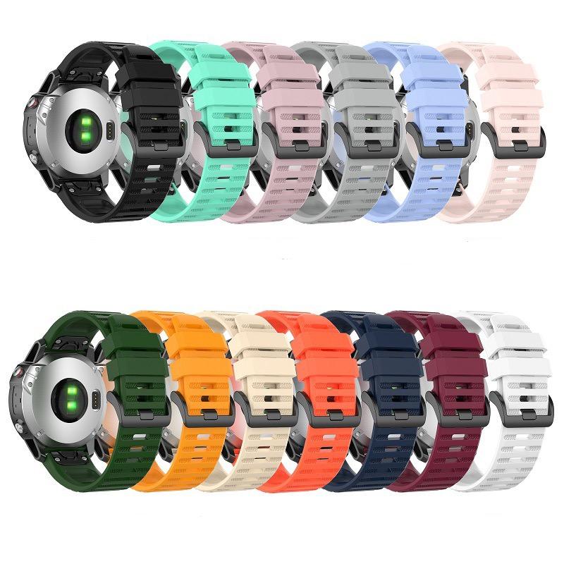 Silikonarmband Für Garmin Fenix 6 6S 6X 5X 5 5S 3 3HR Forerunner 935 945 Schnellverschluss-Silikonarmband für 26mm 22mm 20mm Armband