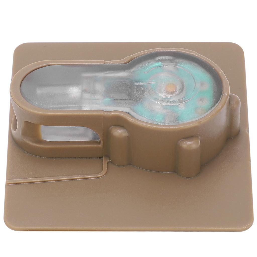 Signal Light Molle Waterproof Military Hunting Vest Helmet Safety Light with Hook and LoopMud Color Bottom Blue Light