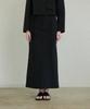 Eonmyuteu Belt Loop String Pencil Skirt(Black)