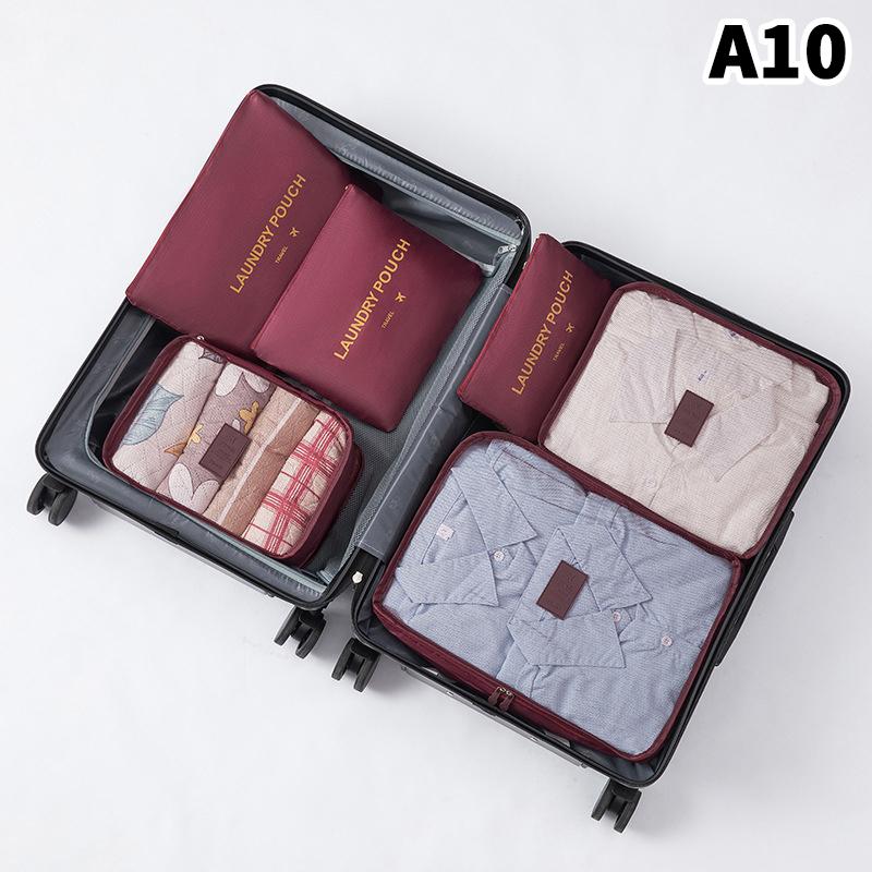 

6 Piece Large Size Travel Organiser Portable Suitcase Organiser Clothes Shoes Cosmetic Bag Luggage Organiser Travel Organiser