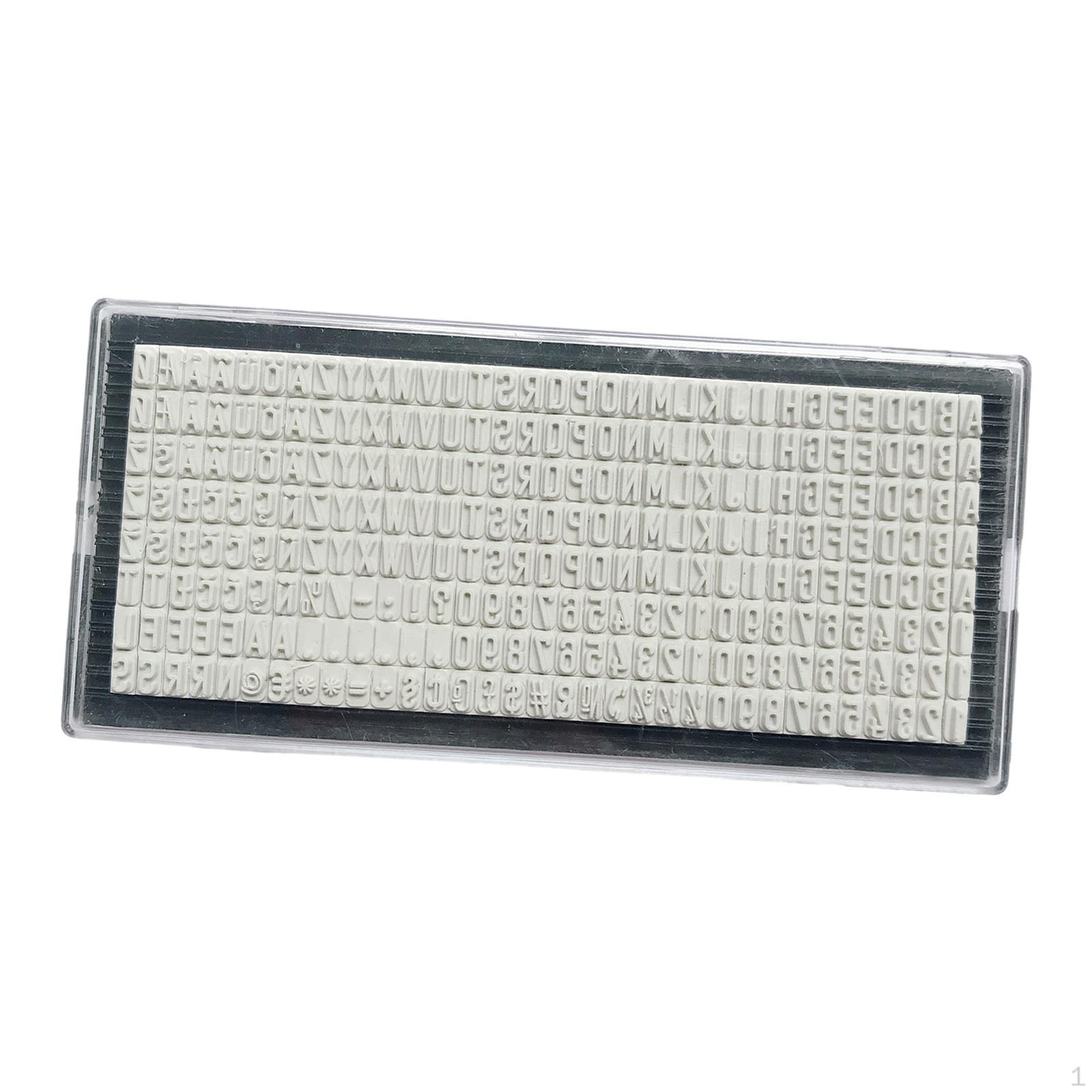 

Набор марок премиум-класса для персонализированной печати названий компаний и адресов 4mm