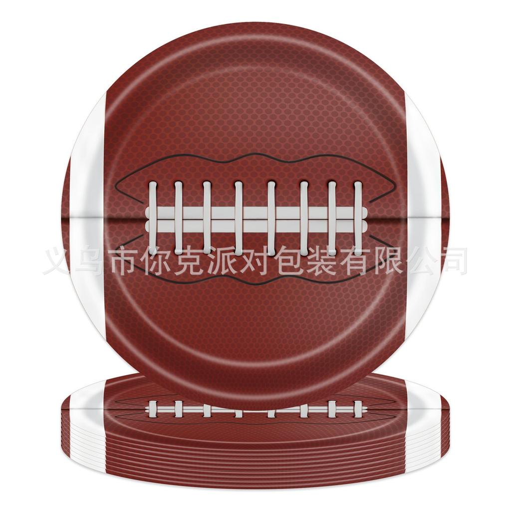 Themen-Treffen, Studentenaktivitäten, Oliven-Baseball, Fußball, Basketball-Party, Pappteller und Pappbecher, Themen-Atmosphäre, Szenen-Gestaltung