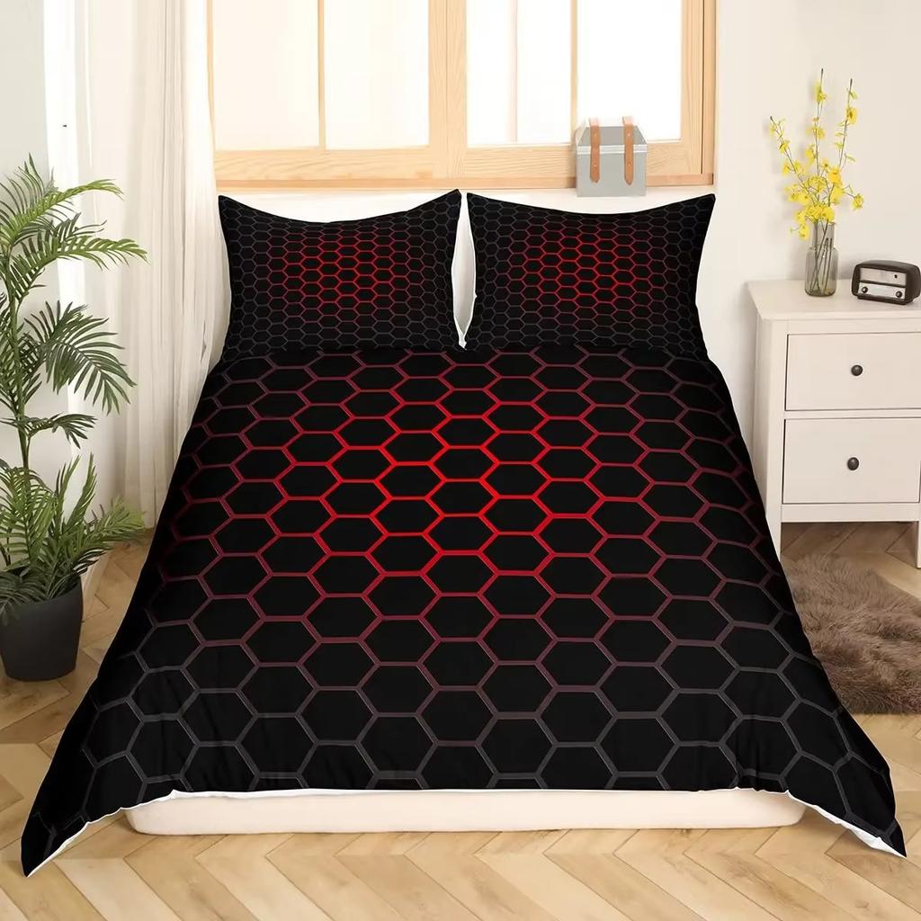 Colorful Art Down Comforter Set Bedding Set 3-piece Duvet Cover Set