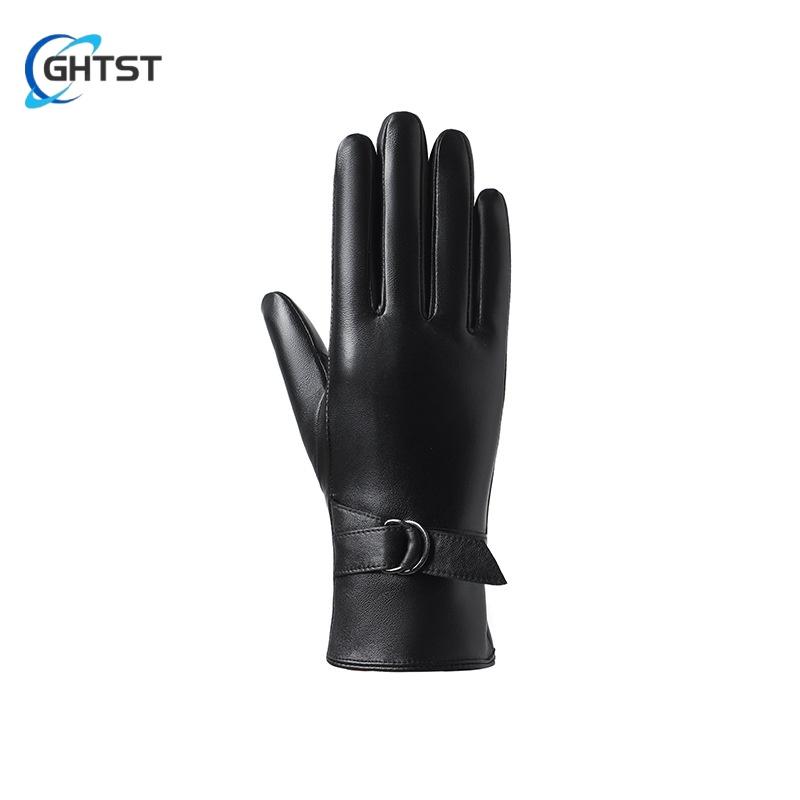 Fashion Winter Warm Women Leather Gloves Outdoor ,Comfortable Warm Winter Gloves Cold Protection Gloves for Women