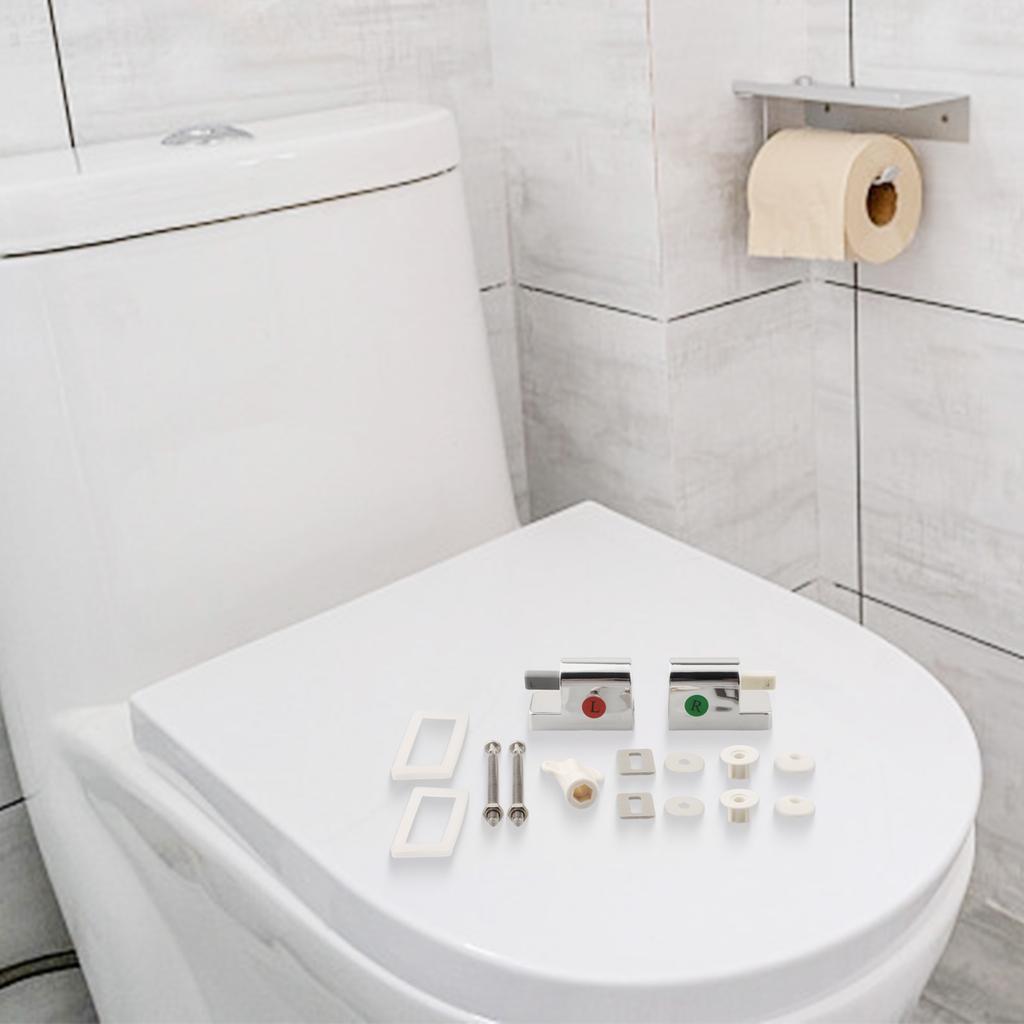 Scharnier-Ersatzkit Toilettensitz Soft-Close Mühelose Demontage