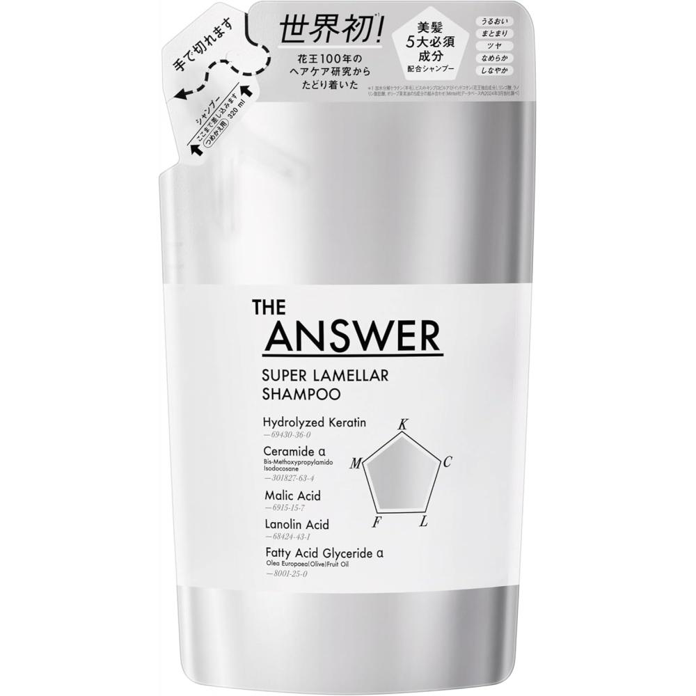 Шампунь The Answer Super Lamella, сменный блок 320 мл, аромат бергамота и дафны