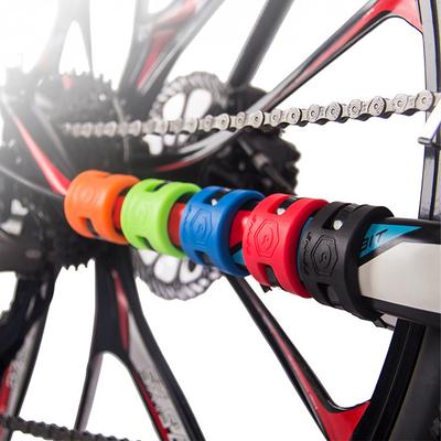 4PCS Bike Chain Protection Cover Rear Fork Front Fork Silicone Protective Ring Mountain Bike Equipment