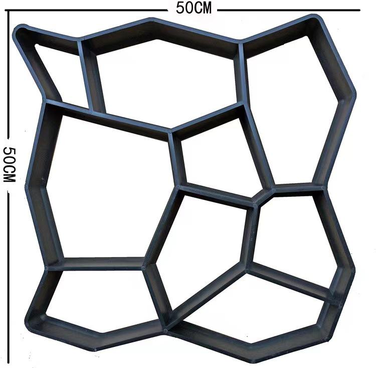 Matriță Pavaj Dale Ciment DIY - Instrument de Modelare Beton Embosat pentru Grădină și Pardoseală