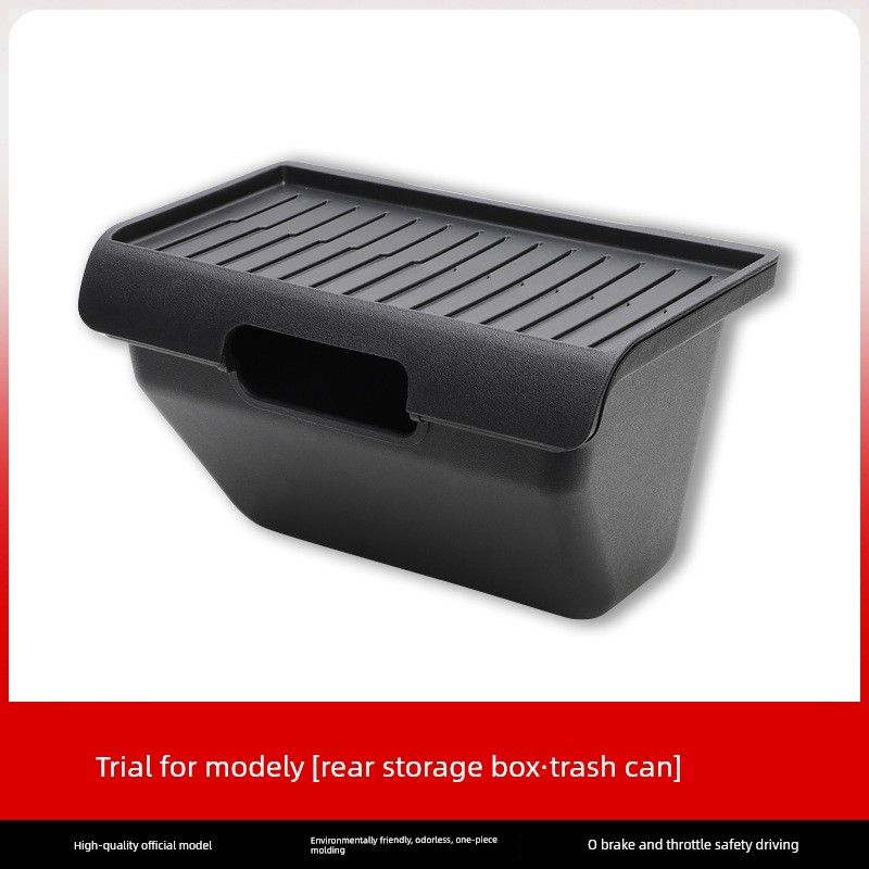 Suitable for Tesla Floor Mats Model3/Y, Fully Environmentally Friendly Special Car Floor Mats, Left and Right Steering Wheel Tpe Car Floor Mats Tesla Model Y Rear Storage Box Trash Can
