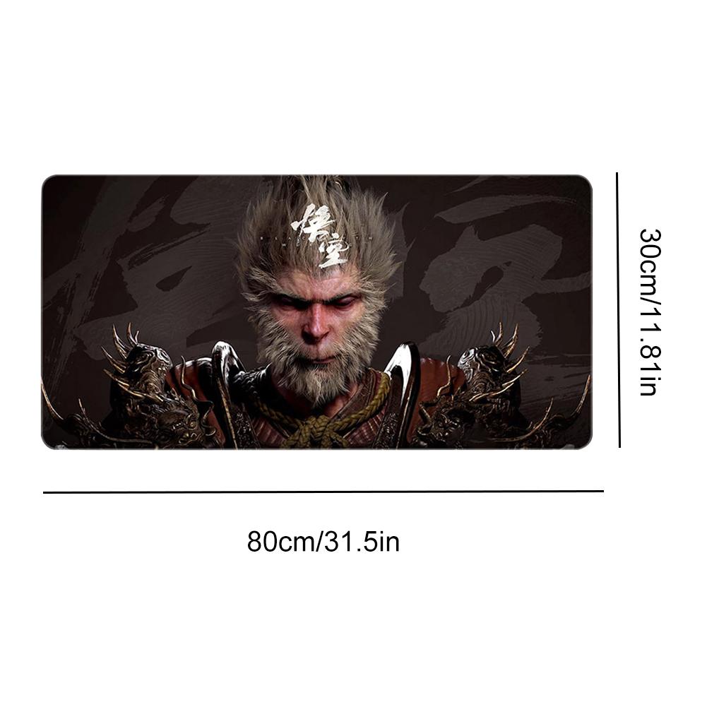 Black Myth WuKong Gaming Mouse Pad Large Desk Mat for Keyboard and Mouse Non-Slip Desk Protecor Mat for Home Office Gaming Work