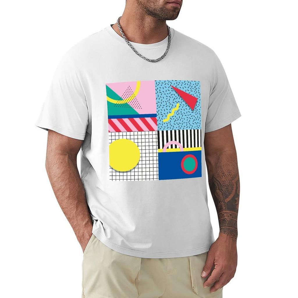 Memphis Party TShirt Plain Anime Shirt Customs Design Your Own Funny Costumes Shirts Men