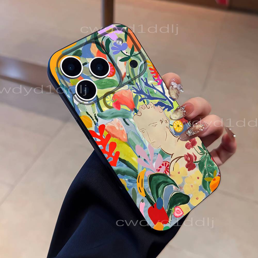 

H-Henri Matisse Paintings Art Phone Case For iPhone 17,16,15,11,12,14,13 Pro Max Mini XS,XR,7 Plus 16E Air Shockproof Soft Cover iPhone13