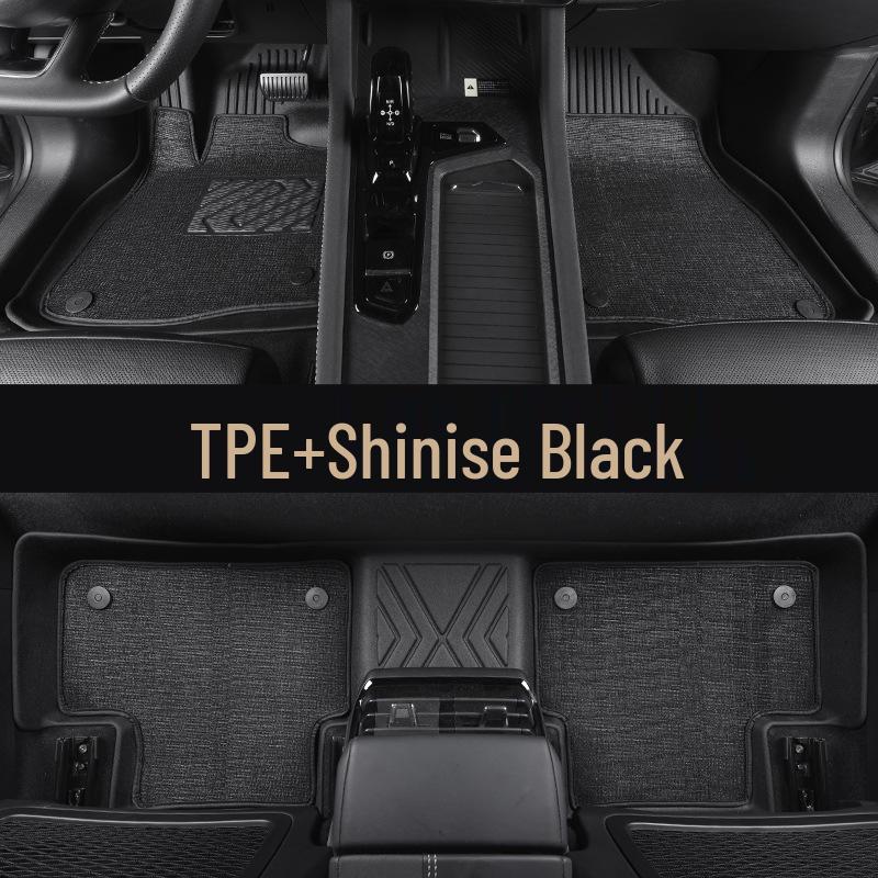 Eco-friendly, odorless, non-slip, wear-resistant TPE car mats for Zeekr 01, fully enclosed and integrated molding.
