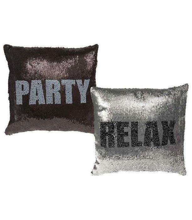 Magical Mermaid Sequin Party & Decor Cushion; Relax Loom In Bloom