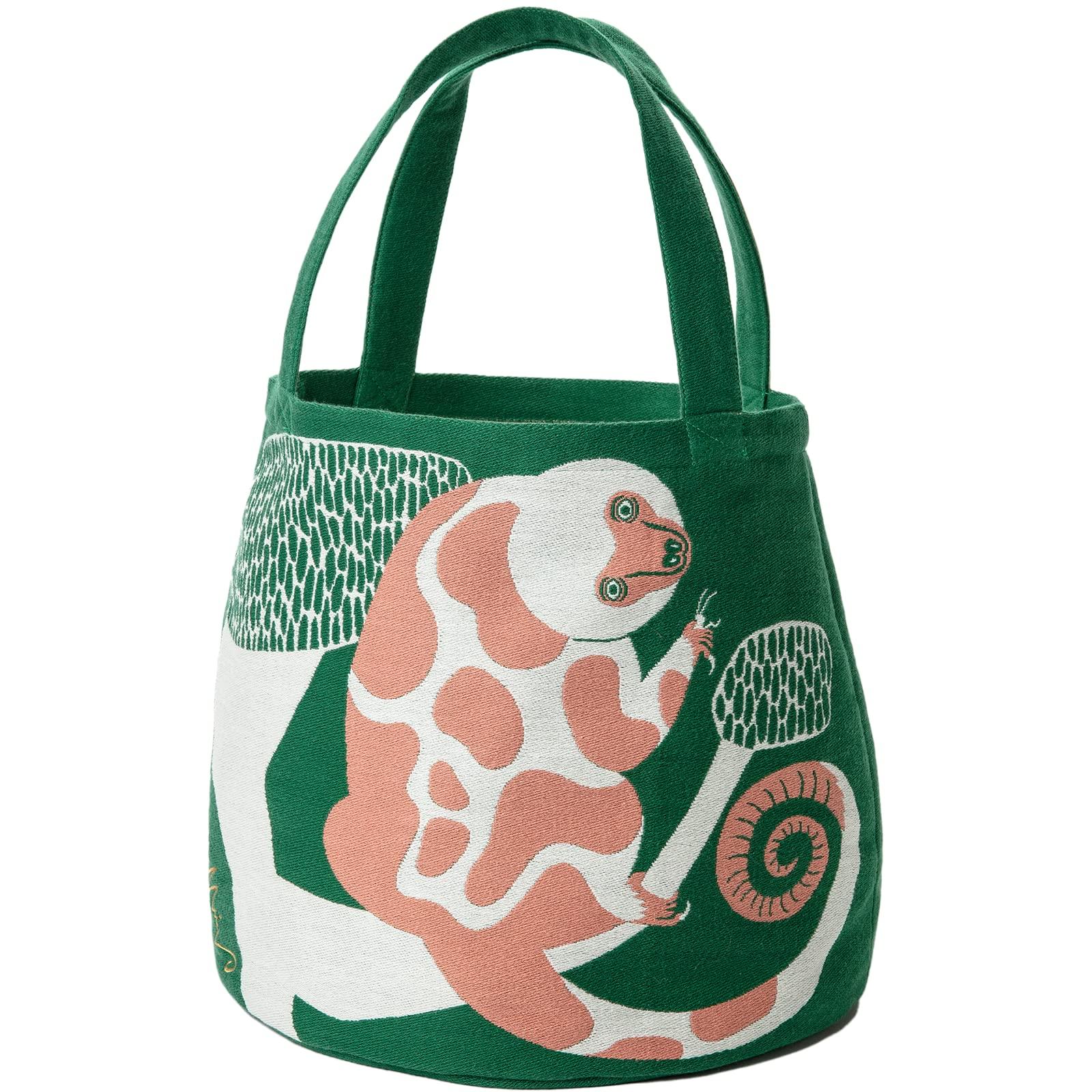 

Kusunokibashi Monori MiW Tote Tree Branch and Green [moritaMiW] Bag, Tails, [A-68686-90-G]