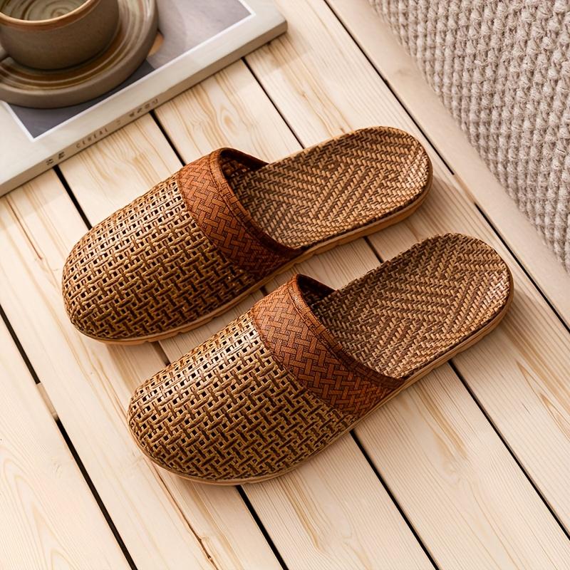 Summer Indoor Floor Slippers for Men And Women, Suitable for Couples, Cool Indoor Slide Shoes, Lightweight And Soft, Home Floor Shoes