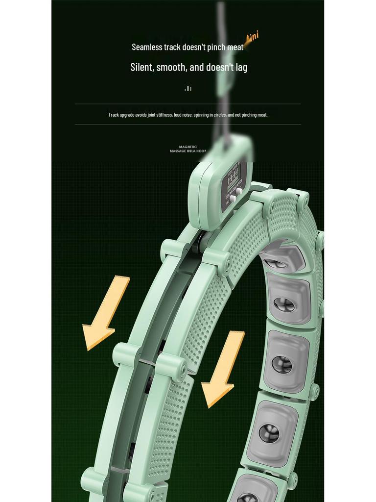 Women's Smart Magnetic Hula Hoop - Detachable, Thickened, Waist-Friendly for Abdomen Reduction and Weight Loss