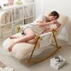 Celebrity Folding Recliner: Plush Rocking Chair for Adults