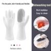 Nowy przyjazd: Pogrubione Wodoodporne Rękawice Kuchenne na Zimę, do Czyszczenia Domowego i Ochrony przed Mrozem