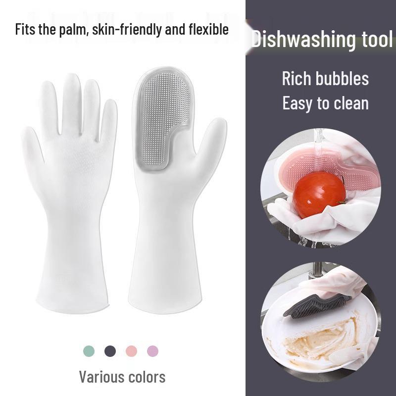 Nowy przyjazd: Pogrubione Wodoodporne Rękawice Kuchenne na Zimę, do Czyszczenia Domowego i Ochrony przed Mrozem