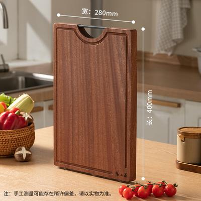 Zhang Xiaoquan Solid Makassar Ebony Wood Chopping Board