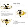 BAMOER 925 Sterling Silber vergoldet Emaille Vivid Bee Ohrringe Ohrstecker für Damen Modeschmuck