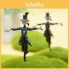 Creative Scarecrow Miniature Figurine Pvc Cartoon European Style For Garden Decor And Gift Giving